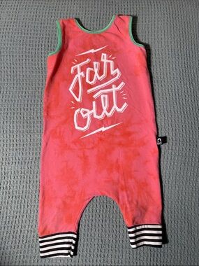 Rags Unisex “Far Out “ 3/4T Romper